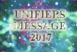 Unifier’s Message for year 2017